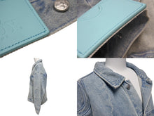 Load image into Gallery viewer, 極美品 VANDY THE PINK ヴァンディーザピンク RIDER DENIM JACKET ライダーデニムジャケット ポリエステル ライトブルー サイズL 中古 4b001634