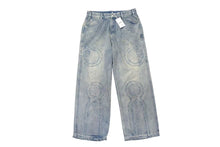 画像をギャラリービューアに読み込む, VANDY THE PINK ヴァンディーザピンク RIDER DENIM PANTS ライダーデニムパンツ ポリエステルライトブルー サイズM 美品 中古 4b001635 