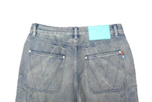 画像をギャラリービューアに読み込む, VANDY THE PINK ヴァンディーザピンク RIDER DENIM PANTS ライダーデニムパンツ ポリエステルライトブルー サイズM 美品 中古 4b001635 