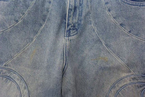 VANDY THE PINK ヴァンディーザピンク RIDER DENIM PANTS ライダーデニムパンツ ポリエステルライトブルー サイズM 美品 中古 4b001635 