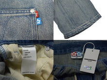 画像をギャラリービューアに読み込む, VANDY THE PINK ヴァンディーザピンク RIDER DENIM PANTS ライダーデニムパンツ ポリエステルライトブルー サイズM 美品 中古 4b001635 