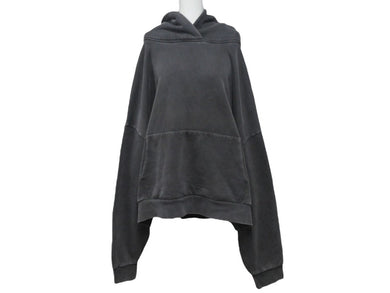ENTIRE STUDIOS エンタイア スタジオ HEAVY HOOD ヘビー フーディ― ウォッシュド ブラック es2125 サイズ L 中古 4b001637