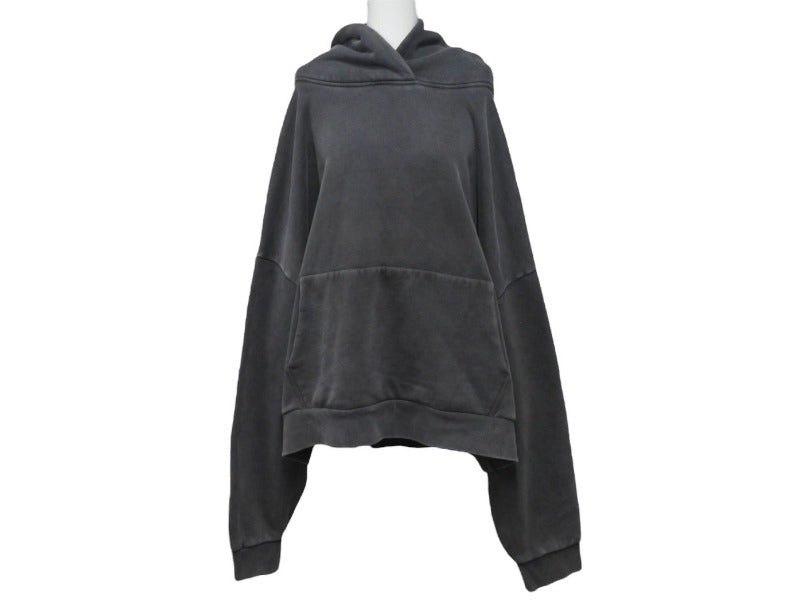 ENTIRE STUDIOS エンタイア スタジオ HEAVY HOOD ヘビー フーディ― ウォッシュド ブラック es2125 サイズ L 中古 4b001637