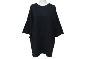 NIKE ナイキ オーバーサイズフィット オーバーサイズ tシャツ コットンロゴ刺繍 ブラック サイズ S FA9767-010 中古 4b001641 