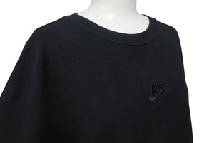 NIKE ナイキ オーバーサイズフィット オーバーサイズ tシャツ コットンロゴ刺繍 ブラック サイズ S FA9767-010 中古 4b001641 