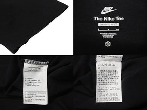NIKE ナイキ オーバーサイズフィット オーバーサイズ tシャツ コットンロゴ刺繍 ブラック サイズ S FA9767-010 中古 4b001641 
