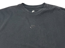 画像をギャラリービューアに読み込む, NIKE ナイキ オーバーサイズフィット オーバーサイズ tシャツ コットンロゴ刺繍 ブラック サイズS FA9767-010 美品 中古 4b001640 