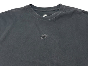 NIKE ナイキ オーバーサイズフィット オーバーサイズ tシャツ コットンロゴ刺繍 ブラック サイズS FA9767-010 美品 中古 4b001640 