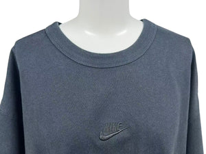NIKE ナイキ over sized fit オーバーサイズ tシャツ コットン ロゴ刺繍 ブラック サイズ XL FA9767-010 中古 4b001641