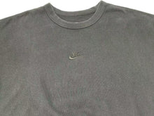 Load image into Gallery viewer, NIKE ナイキ over sized fit オーバーサイズ tシャツ コットン ロゴ刺繍 ブラック サイズ XL FA9767-010 中古 4b001641