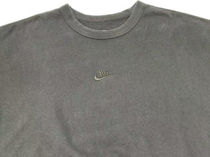 NIKE ナイキ over sized fit オーバーサイズ tシャツ コットン ロゴ刺繍 ブラック サイズ XL FA9767-010 中古 4b001641