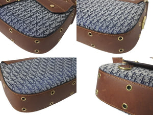 極美品 Christian Dior クリスチャンディオール ストリートシック ワンショルダーバッグ 23-MA-1022 トロッター柄 ガリアーノ期 中古 4b001648