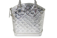 Load image into Gallery viewer, 極美品 LOUIS VUITTON ルイヴィトン ロックイット ハンドバッグ M95449 モノグラム ミロワール シルバー 中古 4b001650