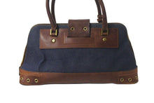 Load image into Gallery viewer, Christian Dior クリスチャンディオール ストリートシック ハンドバッグ デニムキャンバス レザー 美品 中古 4b001652
