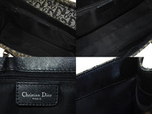 Load image into Gallery viewer, Christian Dior クリスチャンディオール ワンショルダーバッグ トロッター柄 レザー ブラック コットンキャンバス 美品 中古 4b001654