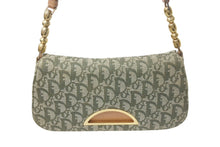 Load image into Gallery viewer, Christian Dior クリスチャンディオール ワンショルダーバッグ マリスパール トロッター柄 レザー コットンキャンバス 美品 中古 4b001655