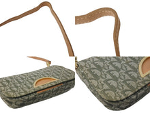 Load image into Gallery viewer, Christian Dior クリスチャンディオール ワンショルダーバッグ マリスパール トロッター柄 レザー コットンキャンバス 美品 中古 4b001655