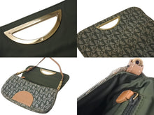 Load image into Gallery viewer, Christian Dior クリスチャンディオール ワンショルダーバッグ マリスパール トロッター柄 レザー コットンキャンバス 美品 中古 4b001655