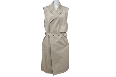 1017 ALYX 9SM アリクス 21SS ダブルブレスト スリーブレストレンチコート AAMOU0218FA01 サイズ44 ベージュ 美品 中古 4b001661