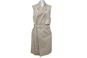 1017 ALYX 9SM アリクス 21SS ダブルブレスト スリーブレストレンチコート AAMOU0218FA01 サイズ44 ベージュ 美品 中古 4b001661