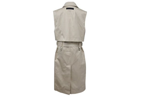 1017 ALYX 9SM アリクス 21SS ダブルブレスト スリーブレストレンチコート AAMOU0218FA01 サイズ44 ベージュ 美品 中古 4b001661