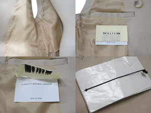 1017 ALYX 9SM アリクス 21SS ダブルブレスト スリーブレストレンチコート AAMOU0218FA01 サイズ44 ベージュ 美品 中古 4b001661