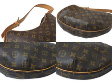 Load image into Gallery viewer, 極美品 LOUIS VUITTON ルイヴィトン クロワッサンMM ワンショルダーバッグ M51512 モノグラム PVC レザー ブラウン 中古 4b001669