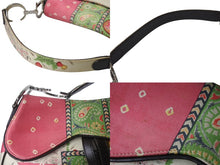 Load image into Gallery viewer, Christian Dior クリスチャンディオール サドルバッグ ショルダーバッグ ガリアーノ期 2003 サテン ペイズリー パッチワーク 美品 中古 4b001673