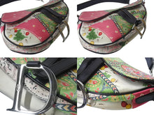 Load image into Gallery viewer, Christian Dior クリスチャンディオール サドルバッグ ショルダーバッグ ガリアーノ期 2003 サテン ペイズリー パッチワーク 美品 中古 4b001673