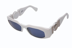 GIANNI VERSACE ジャンニヴェルサーチ サングラス アイウェア 414/B メデューサ ホワイト シルバー 美品 中古 4b001677 