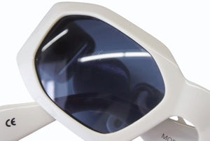 GIANNI VERSACE ジャンニヴェルサーチ サングラス アイウェア 414/B メデューサ ホワイト シルバー 美品 中古 4b001677 