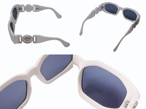 GIANNI VERSACE ジャンニヴェルサーチ サングラス アイウェア 414/B メデューサ ホワイト シルバー 美品 中古 4b001677 
