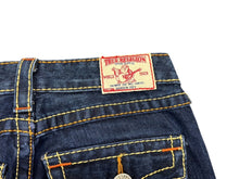 画像をギャラリービューアに読み込む, TRUE RELIGION トゥルーレリジョン RAINBOW JOEY レインボーステッチ フレアデニムパンツ 009-024984 インディゴ サイズ27 美品 中古 4b001680 