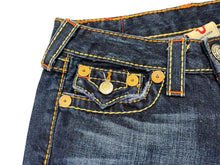 画像をギャラリービューアに読み込む, TRUE RELIGION トゥルーレリジョン RAINBOW JOEY レインボーステッチ フレアデニムパンツ 009-024984 インディゴ サイズ27 美品 中古 4b001680 