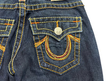 画像をギャラリービューアに読み込む, TRUE RELIGION トゥルーレリジョン RAINBOW JOEY レインボーステッチ フレアデニムパンツ 009-024984 インディゴ サイズ27 美品 中古 4b001680 