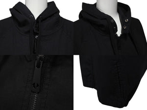 TRUE RELIGION トゥルーレリジョン Raglan Ripstop Zip Up ラグラン リップストップ ジップアップ ブルゾン ジェットブラック サイズM 美品 中古 4b001685