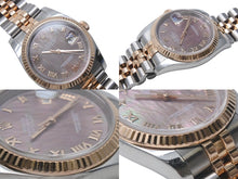 Load image into Gallery viewer, ROLEX ロレックス デイトジャスト 116231NR 時計 コンビ ブラックシェル 美品 中古 4b001686