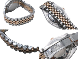 ROLEX ロレックス デイトジャスト 116231NR 時計 コンビ ブラックシェル 美品 中古 4b001686