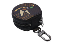 Load image into Gallery viewer, 新品同様 LOUISVUITTON NIGO ルイヴィトン ニゴ ダミエ エベヌ エテュイ イヤフォンケース GI0494 ブラウン PVC レザー 小物 中古 4b001687