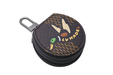 新品同様 LOUIS VUITTON × NIGO ルイヴィトン ニゴ ダミエ エベヌ エテュイ イヤフォンケース GI0494 ブラウン PVC レザー 小物 中古 4b001691