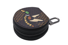 Load image into Gallery viewer, 新品同様 LOUIS VUITTON × NIGO ルイヴィトン ニゴ ダミエ エベヌ エテュイ イヤフォンケース GI0494 ブラウン PVC レザー 小物 中古 4b001691