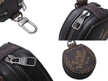 Load image into Gallery viewer, 新品同様 LOUIS VUITTON × NIGO ルイヴィトン ニゴ ダミエ エベヌ エテュイ イヤフォンケース GI0494 ブラウン PVC レザー 小物 中古 4b001691