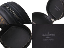 Load image into Gallery viewer, 新品同様 LOUIS VUITTON × NIGO ルイヴィトン ニゴ ダミエ エベヌ エテュイ イヤフォンケース GI0494 ブラウン PVC レザー 小物 中古 4b001691