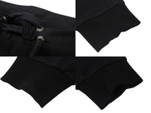 Load image into Gallery viewer, CHROME HEARTS クロムハーツ スウェットパンツ レザークロスパッチ シルバ−925 レザー コットン ブラック 美品 中古 4b001692