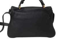 Load image into Gallery viewer, 極美品 Chloe クロエ Marcie マーシー ショルダーバッグ 2WAY ハンドバッグ ブラック レザー 3S0917 ゴールド金具 中古 4b001705