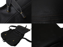 Load image into Gallery viewer, 極美品 Chloe クロエ Marcie マーシー ショルダーバッグ 2WAY ハンドバッグ ブラック レザー 3S0917 ゴールド金具 中古 4b001705