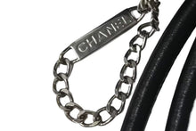 Load image into Gallery viewer, CHANEL シャネル カンボンライン ショルダーバッグ A25177 8番台 ココマーク カーフスキン キルティング ブラック 美品 中古 4b001710