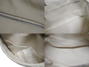 CHANEL シャネル マトラッセ ココマーク チェーントートバック 20番台 キャビアスキン ベージュ シルバー金具 美品 中古 4b001713