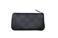 Load image into Gallery viewer, 極美品 LOUIS VUITTON ルイヴィトン ポシェット クレ コインケース N60155 ダミエ グラフィット ブラック 中古 4b001718