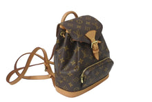 Load image into Gallery viewer, 極美品 LOUIS VUITTON ルイヴィトン ミニモンスリ リュック バックパック M51137 モノグラム ブラウン 中古 4b001721
